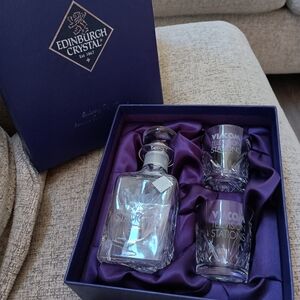 Edinburgh Crystal Decanter set